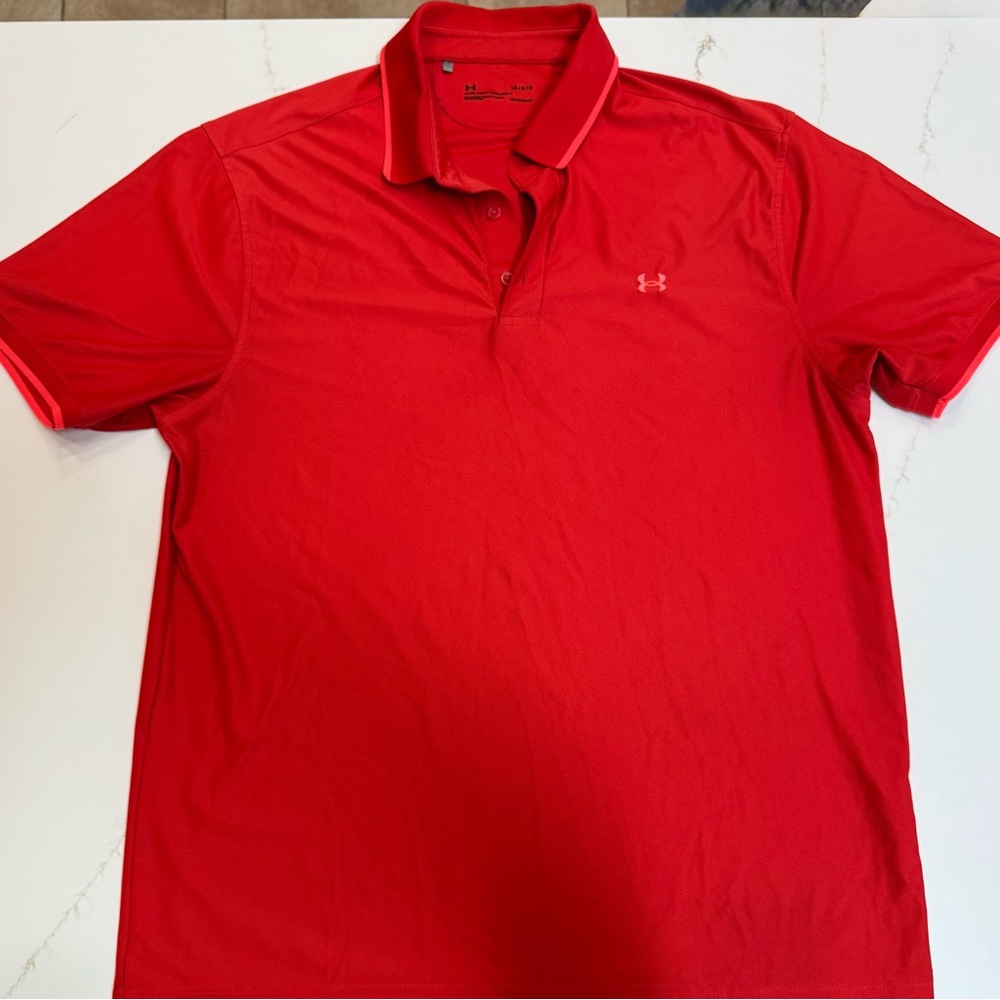 Under Armour Men's Bold Red Polo Shirt